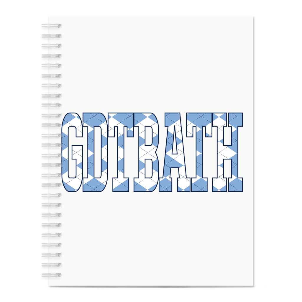 Good Day To Be A Tar Heel Argyle Notebook
