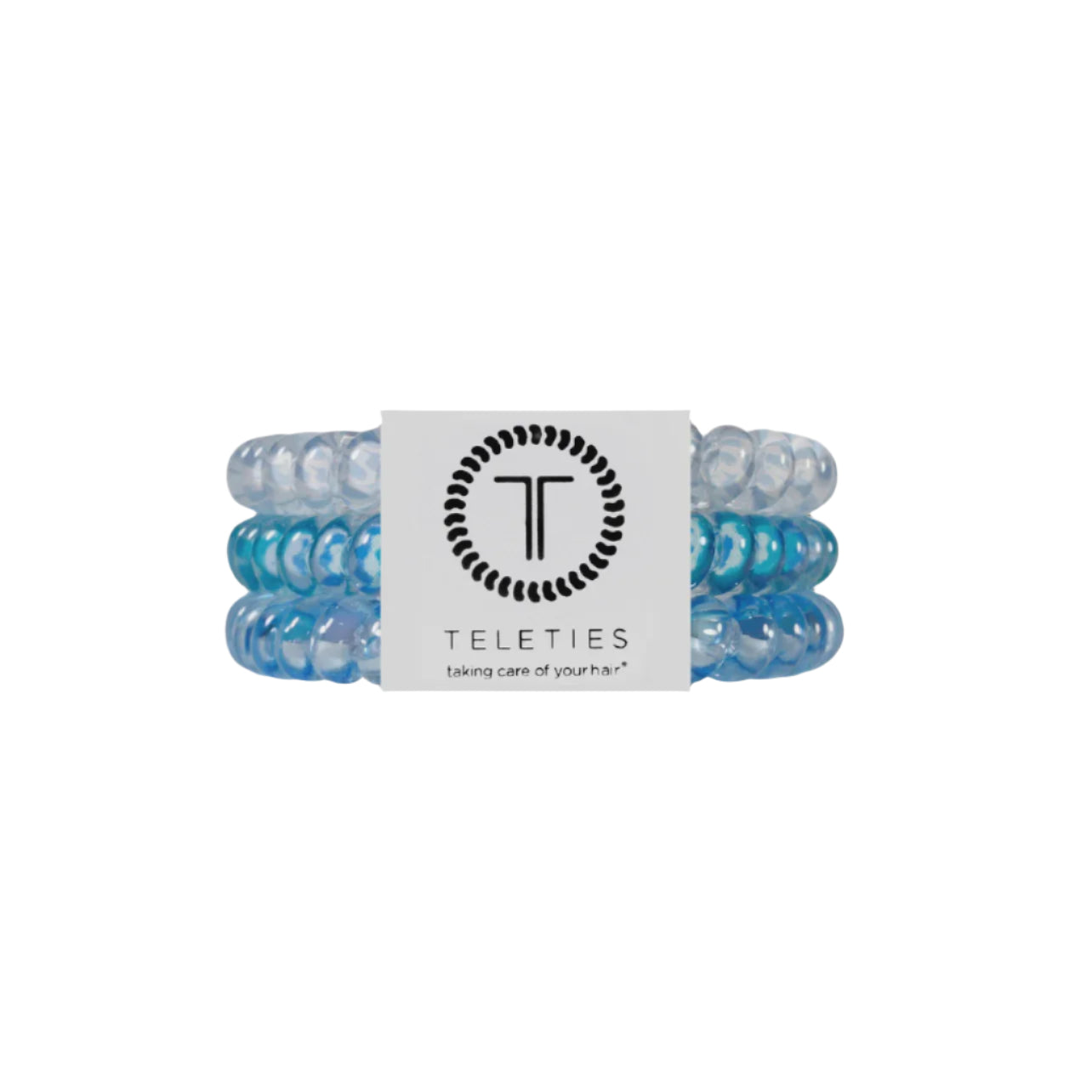TELETIES Summer Sky Small Corded Hair Ties - 3