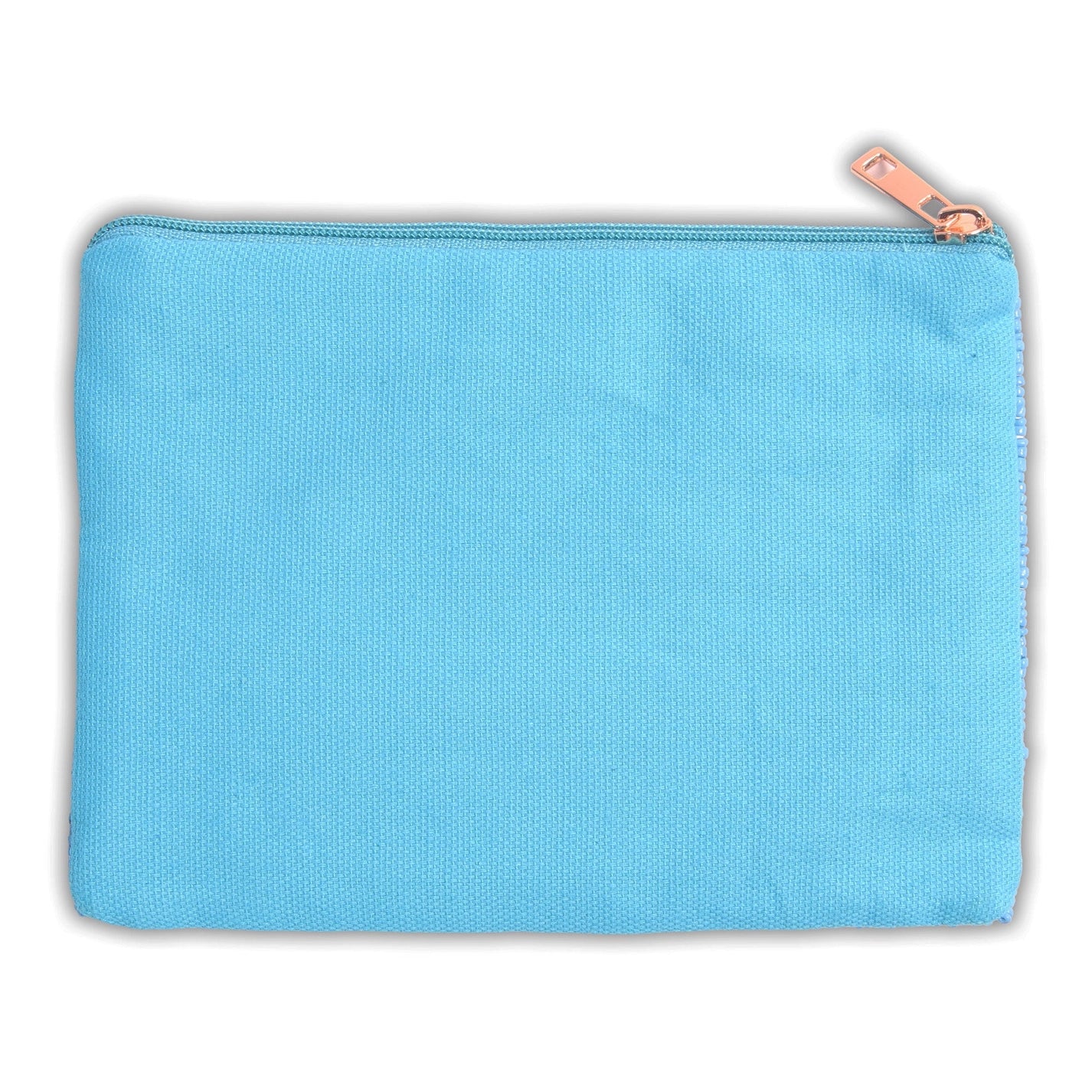 North Carolina Tar Heels Hand Beaded Coin Pouch