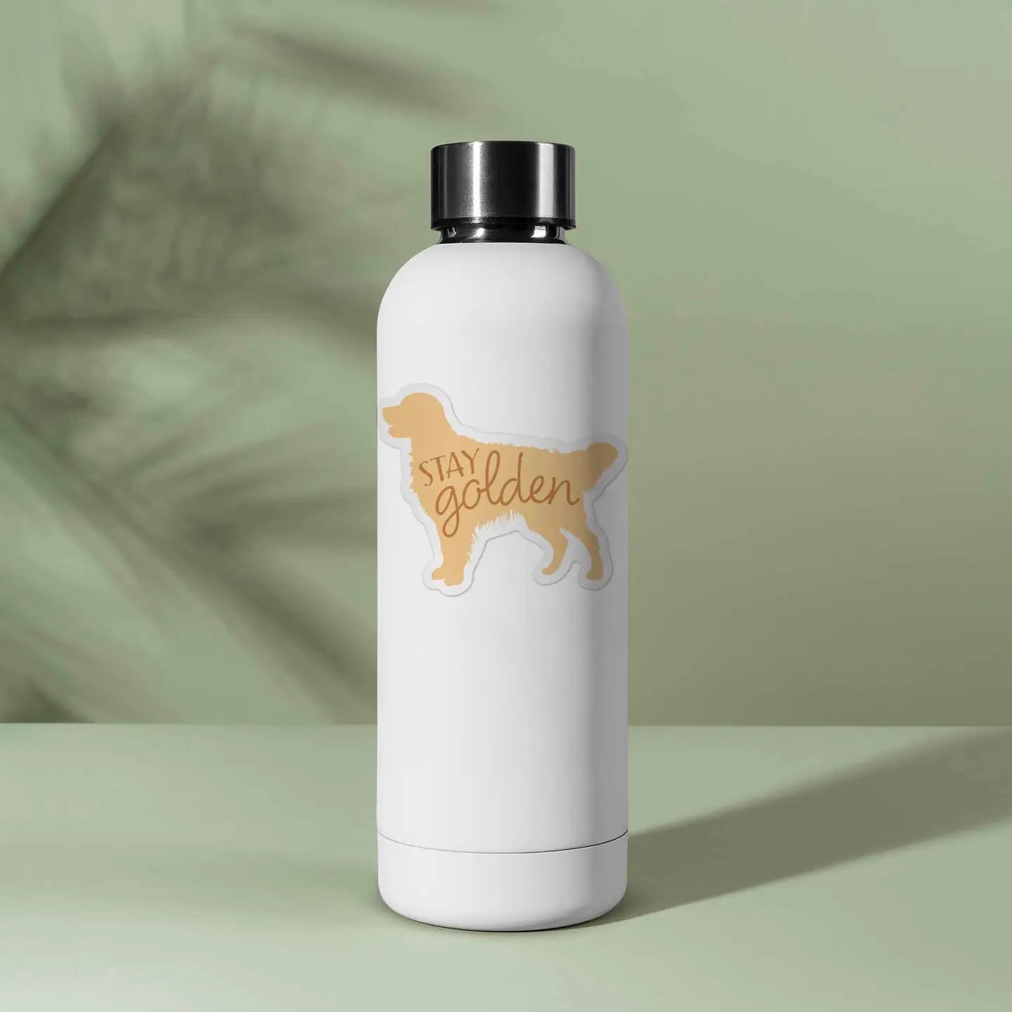 Stay Golden - Cute Golden Retriever Dog Sticker