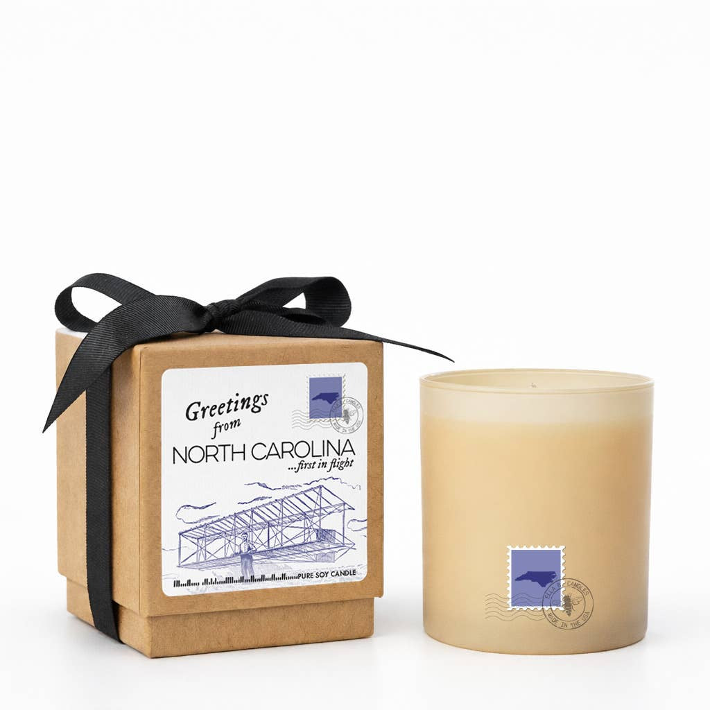 Greetings From North Carolina “First in Flight” Candle