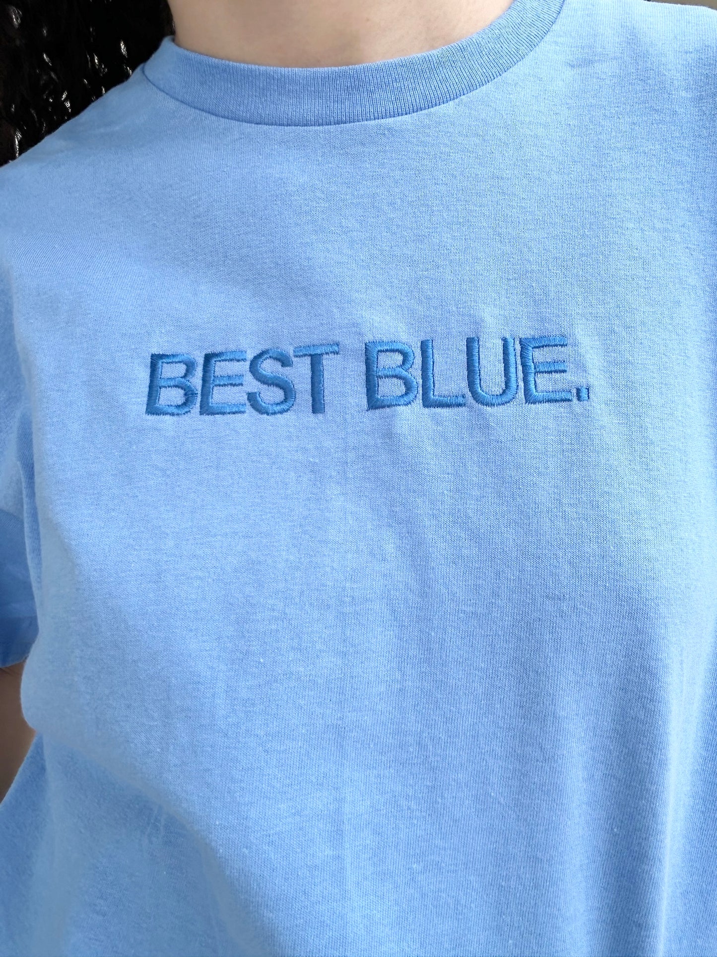 Carolina Blue Best Blue Adult T-Shirt by Shrunken Head