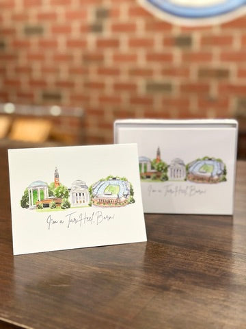 UNC Landmark Boxed Note Cards - Main View - Valiant Gifts INC