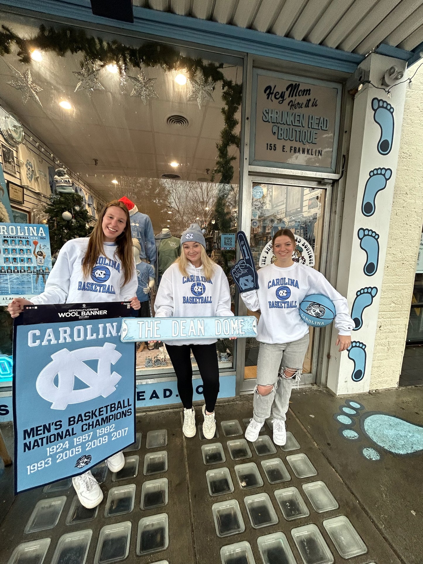 North Carolina Tar Heels Authentic Street Signs Dean Dome Sign