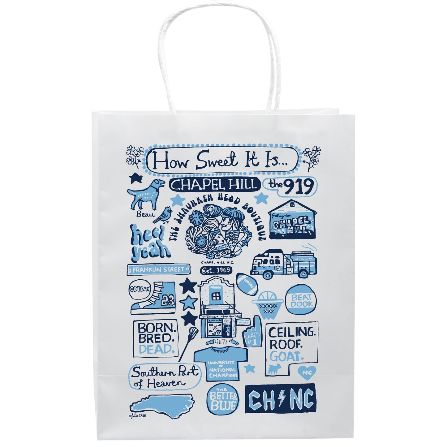 Chapel Hill SHB Gift Bag by Julia Gash