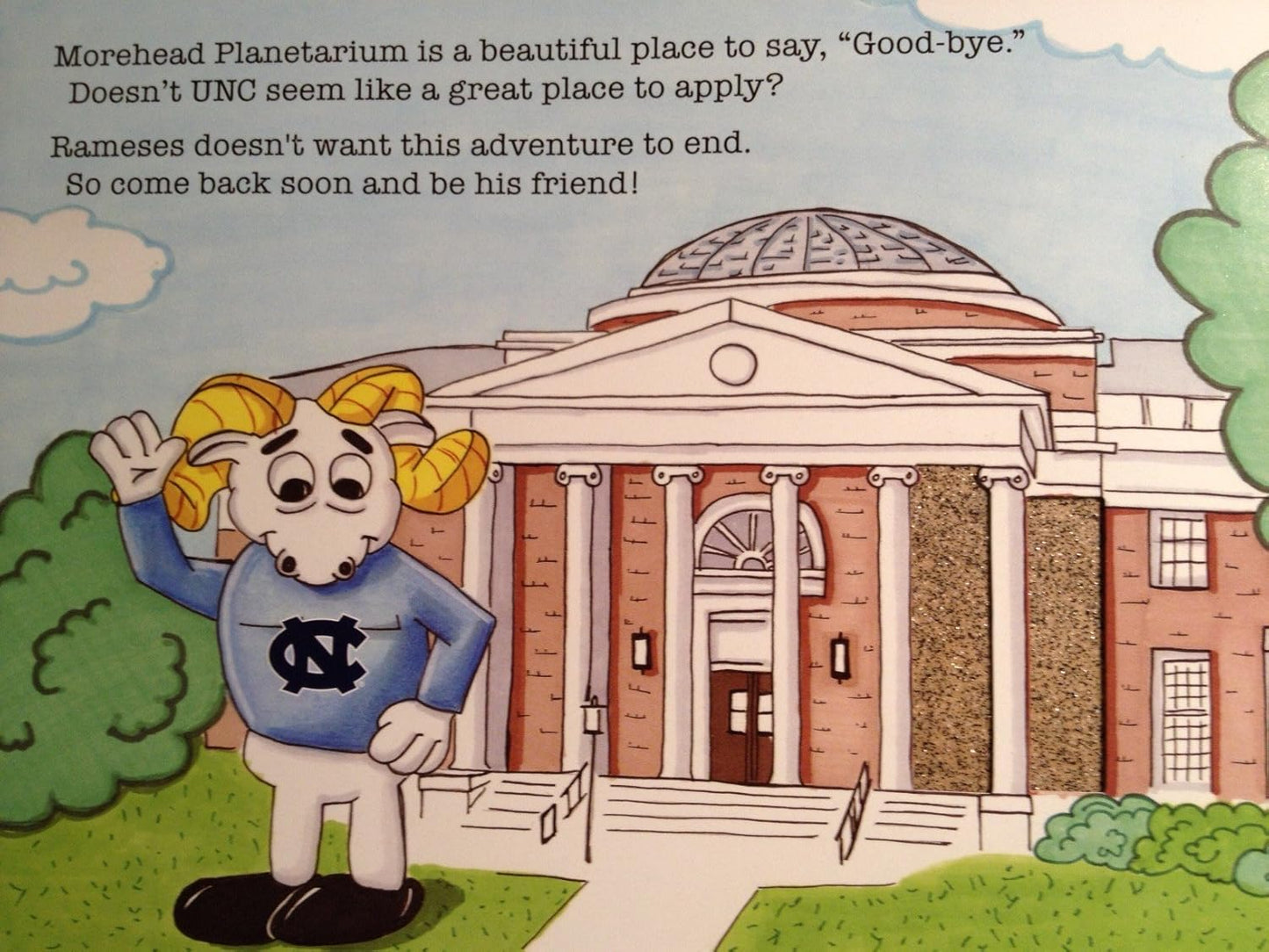 "Go Tar Heels Go" Interactive UNC Kid's Book by Bryan Jones