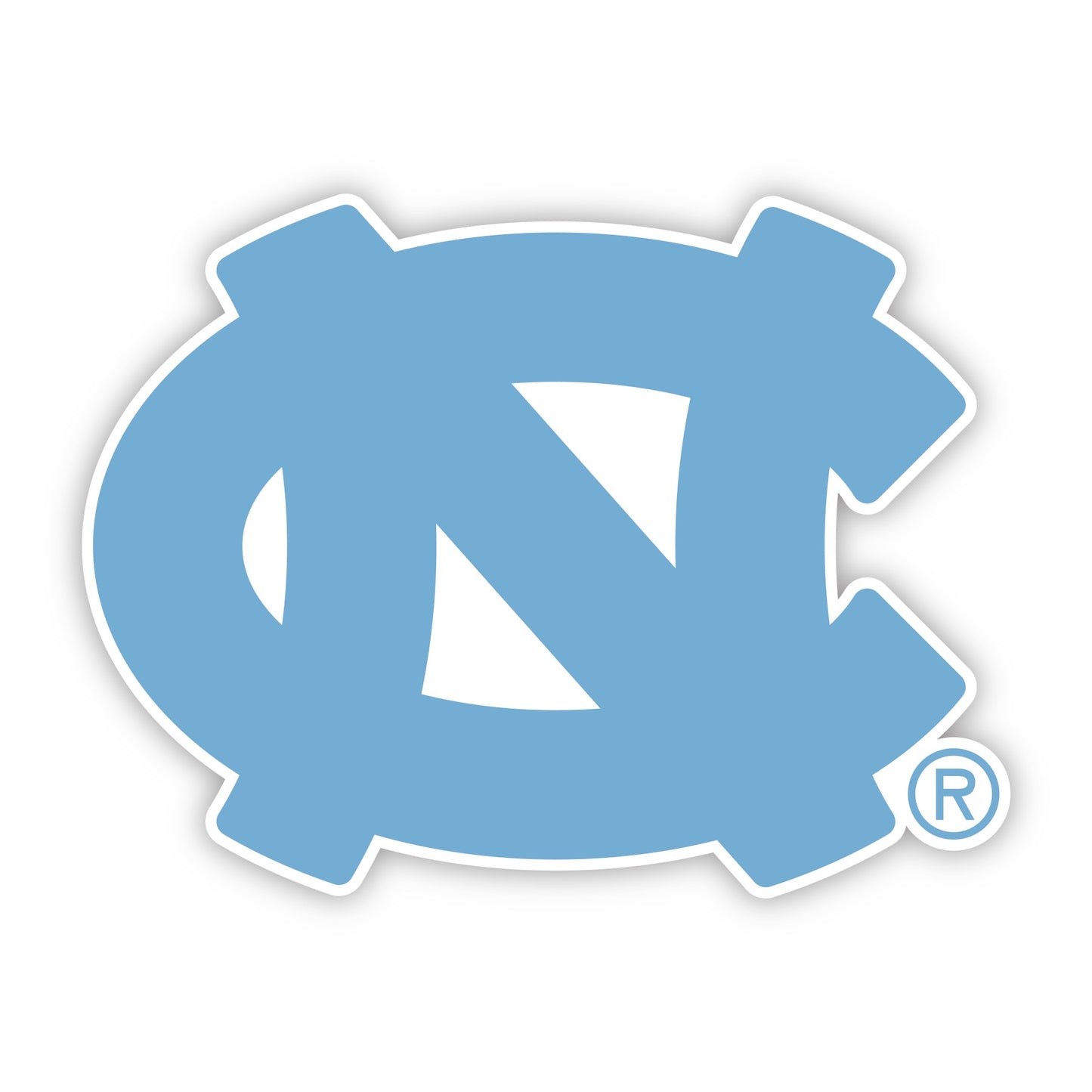 3" Embroidery Patch of UNC Emblem- NC Interlock