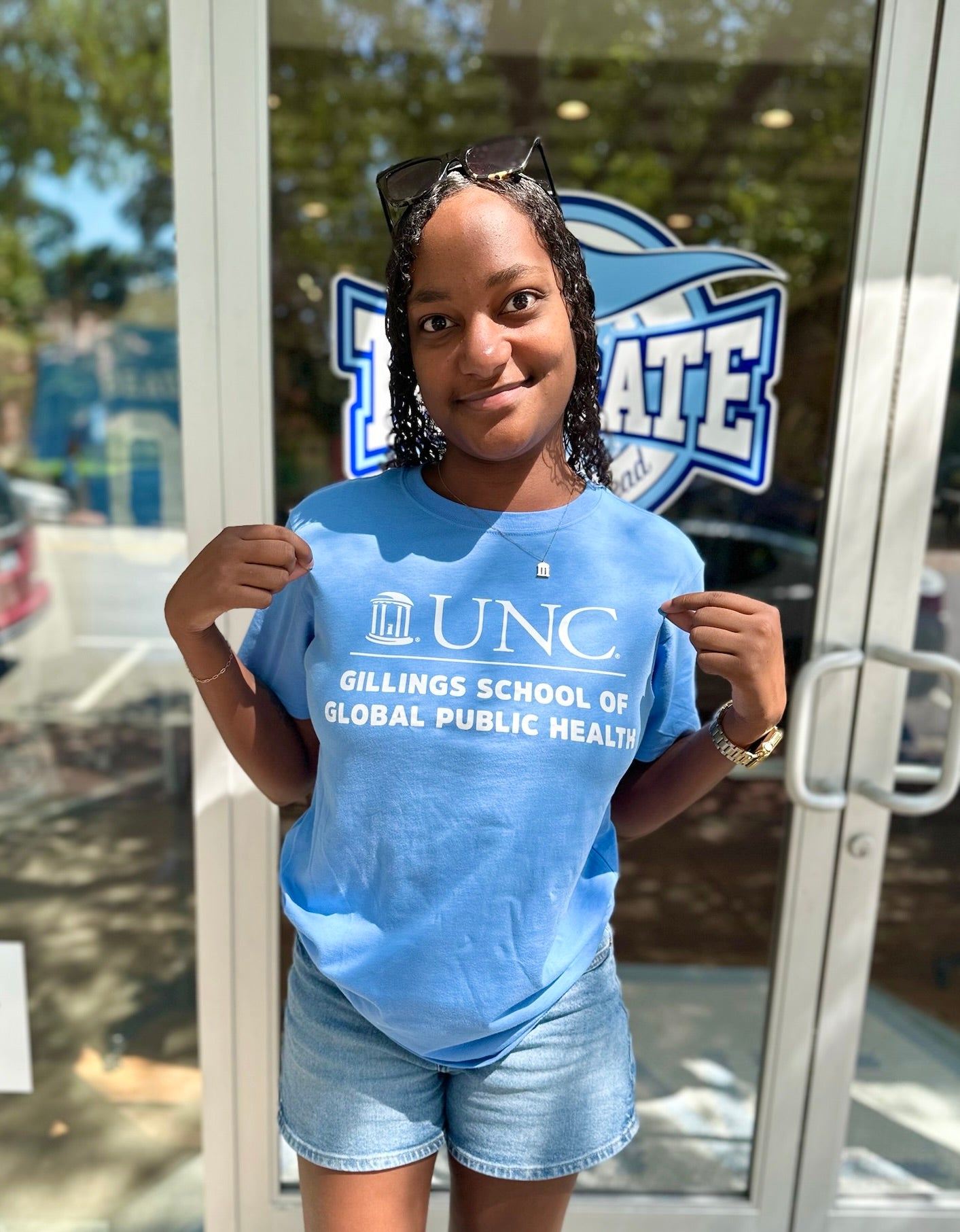 UNC Gillings School of Public Health T-Shirt in Carolina Blue by League
