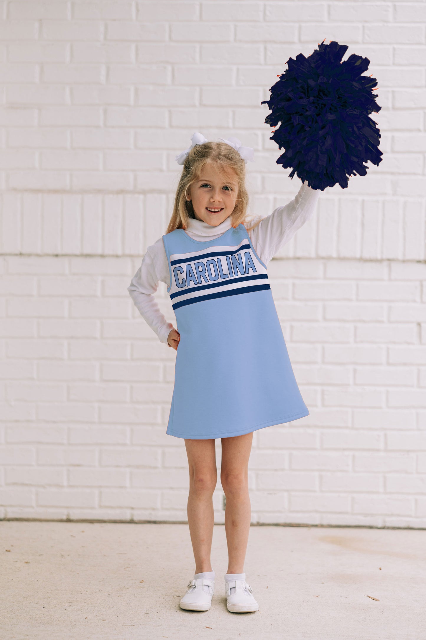 Carolina Tar Heels Striped Cheerleader Dress for Babies