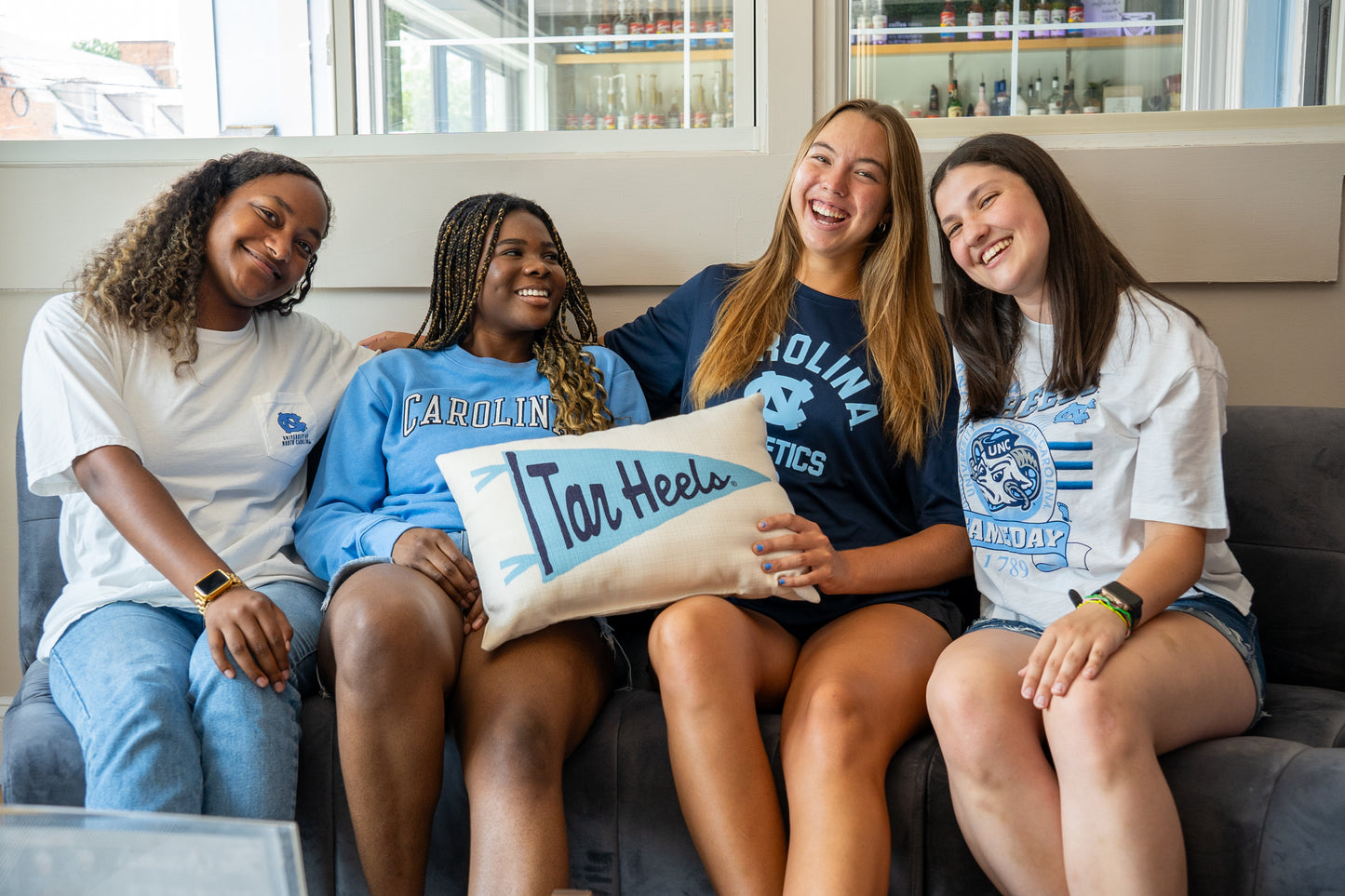 Carolina Blue UNC Embroidered Crewneck Sweatshirt by League