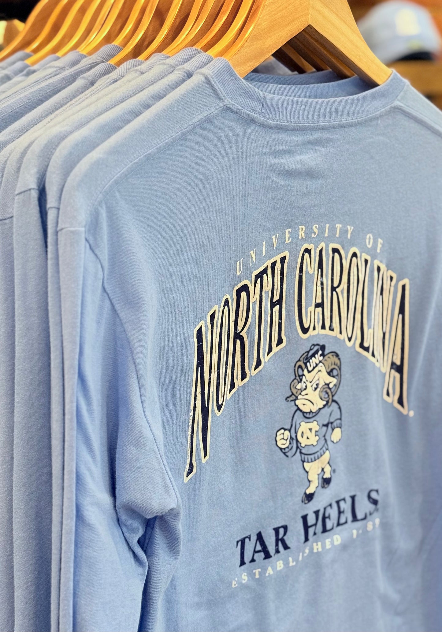North Carolina Tar Heels Blue Long Sleeve T-Shirt by League