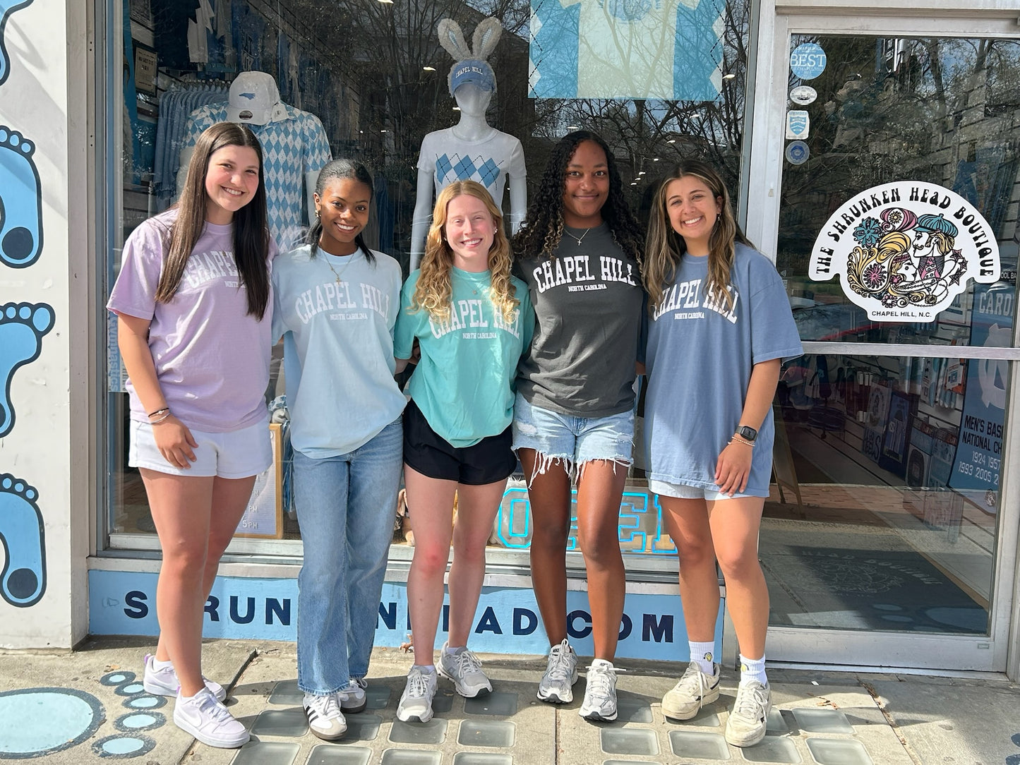 Chapel Hill North Carolina Comfort Colors T-Shirt in Chalky Mint