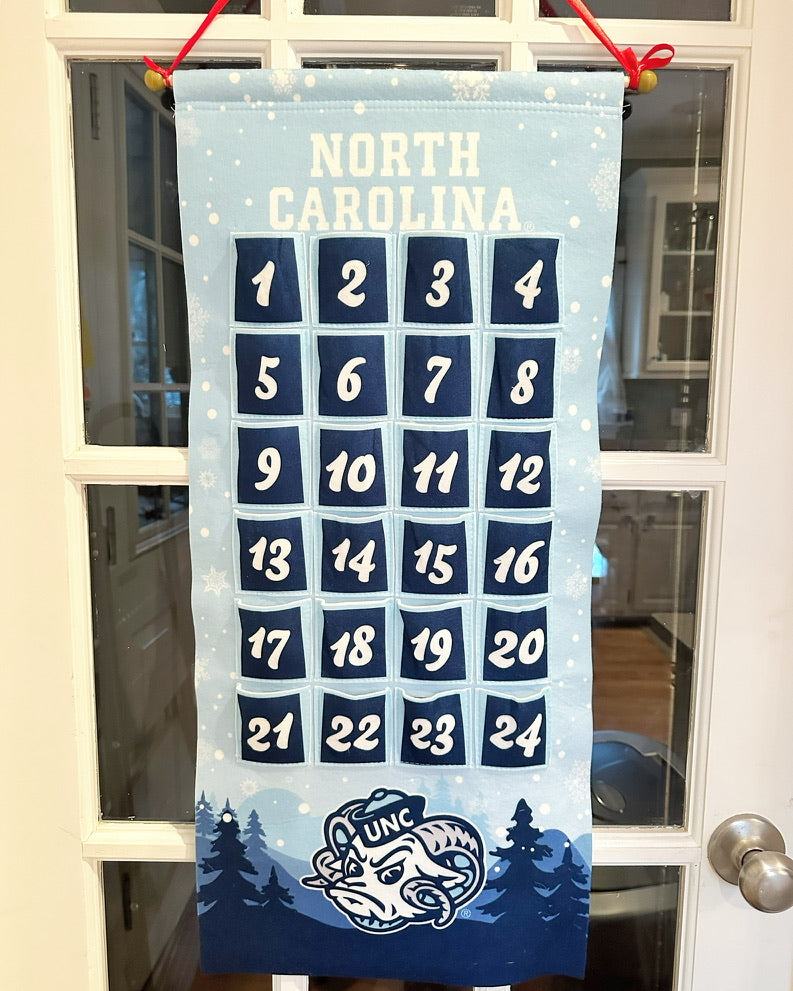 North Carolina Tar Heels Christmas Advent Calendar