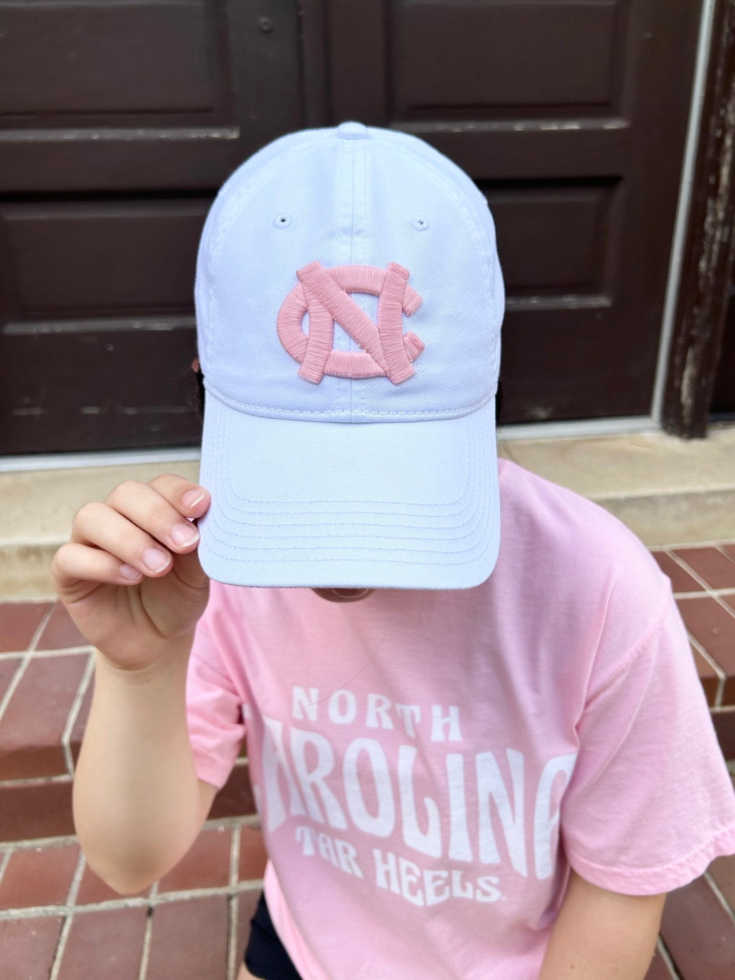 UNC Champ Adult Hat in Pink by Legacy