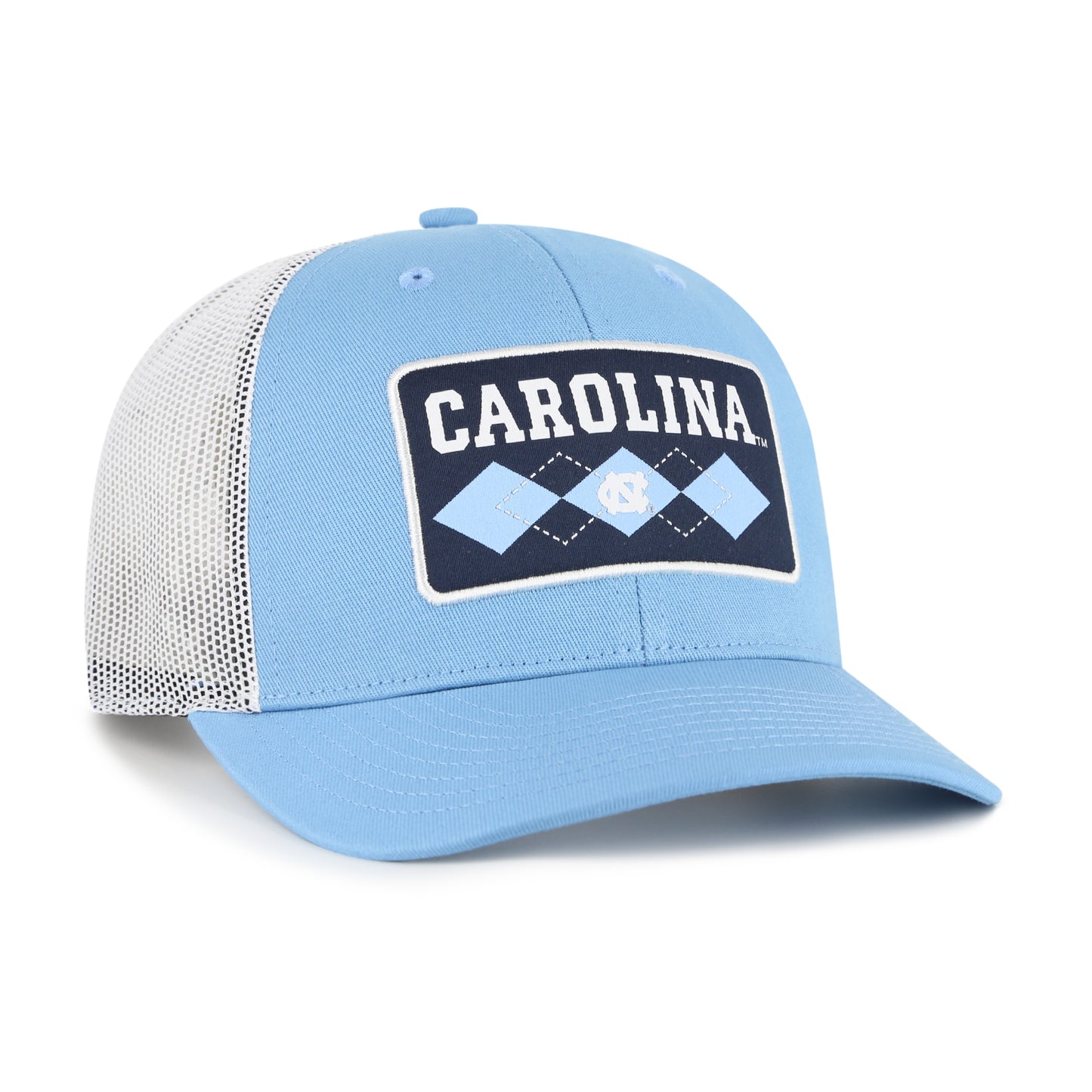North Carolina Tar Heels UNC Columbia Argyle Patch 47 Trucker