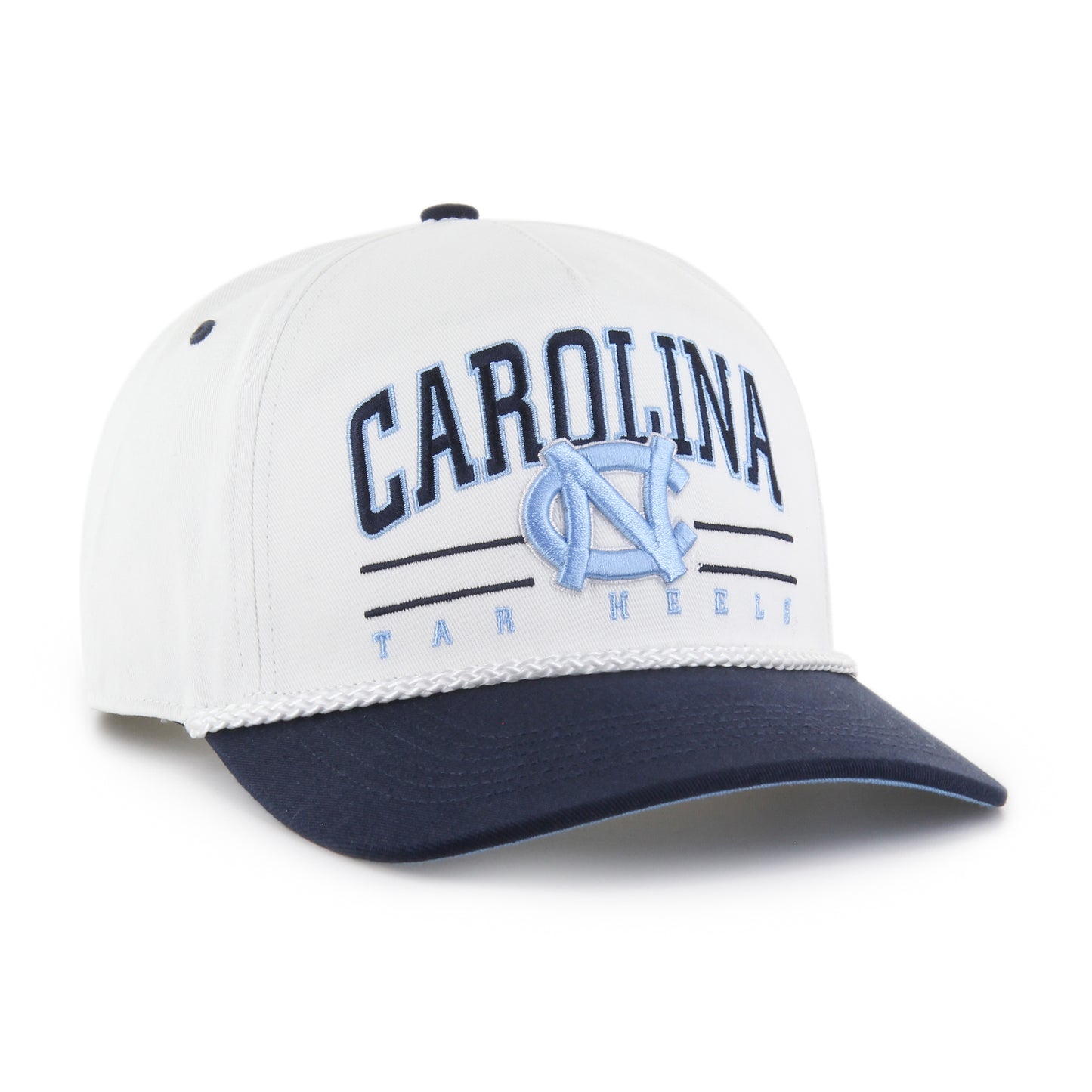 Carolina Tar Heels 47 Brand Colorblock Hat with Rope