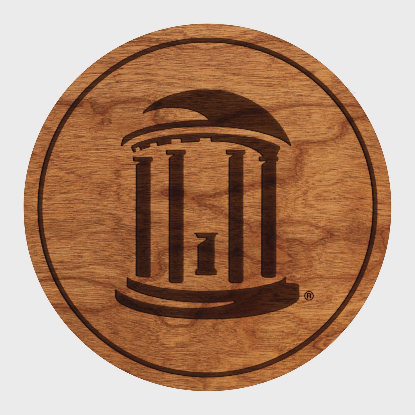 University of North Carolina Chapel Hill Old Well Cherry Coaster