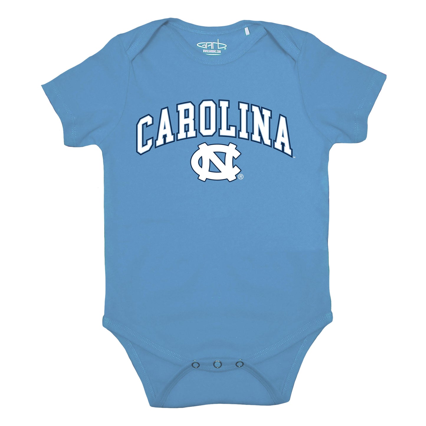 Carolina Tar Heels Basic Blue Onesie for UNC Baby Fans