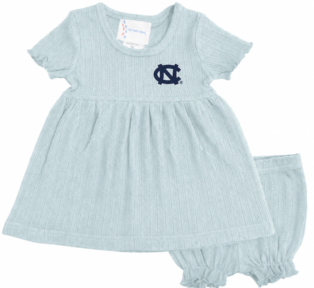 Carolina Tar Heels Baby Dress and Bloomers