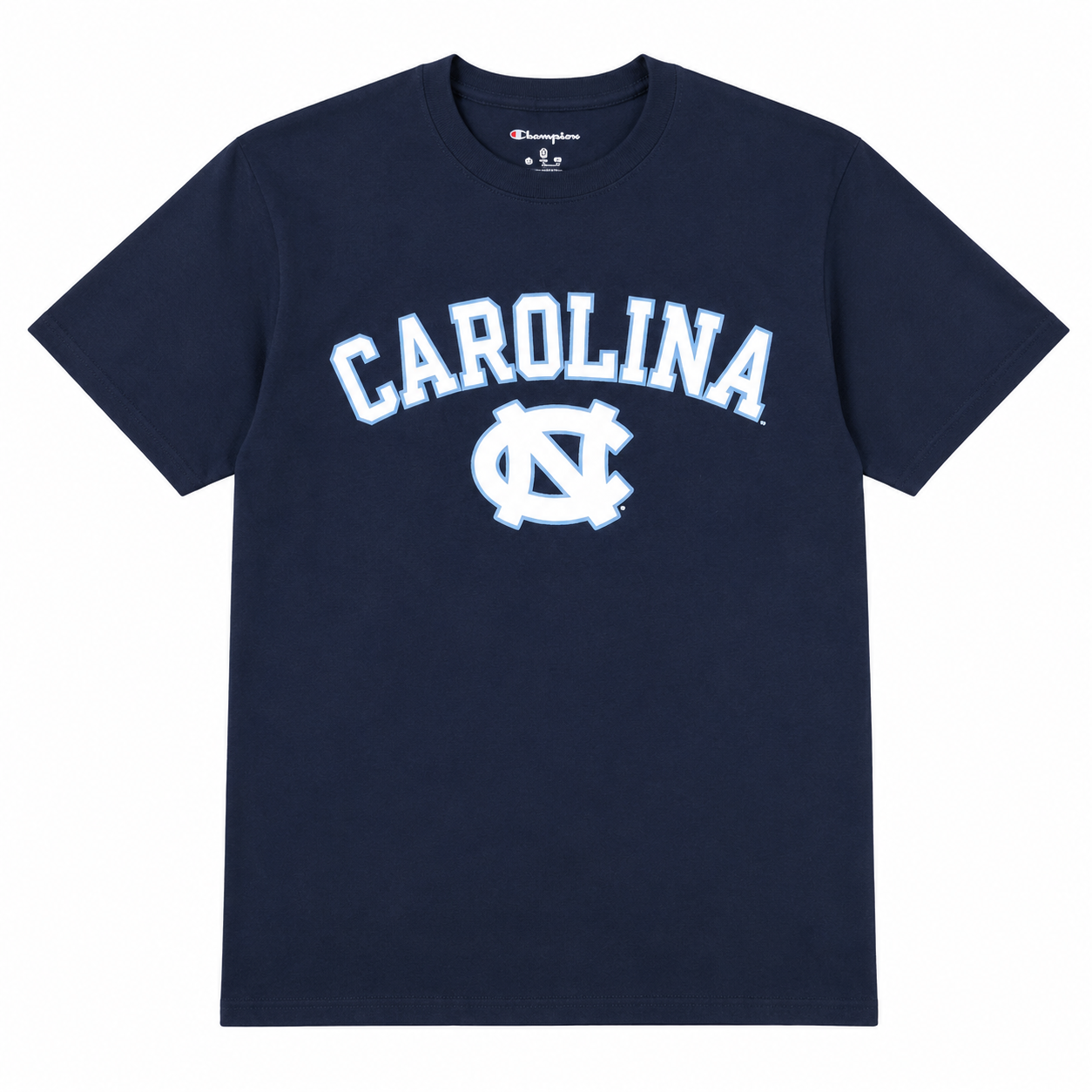 Tar Heels UNC Basic Navy Outline Tee by Champion