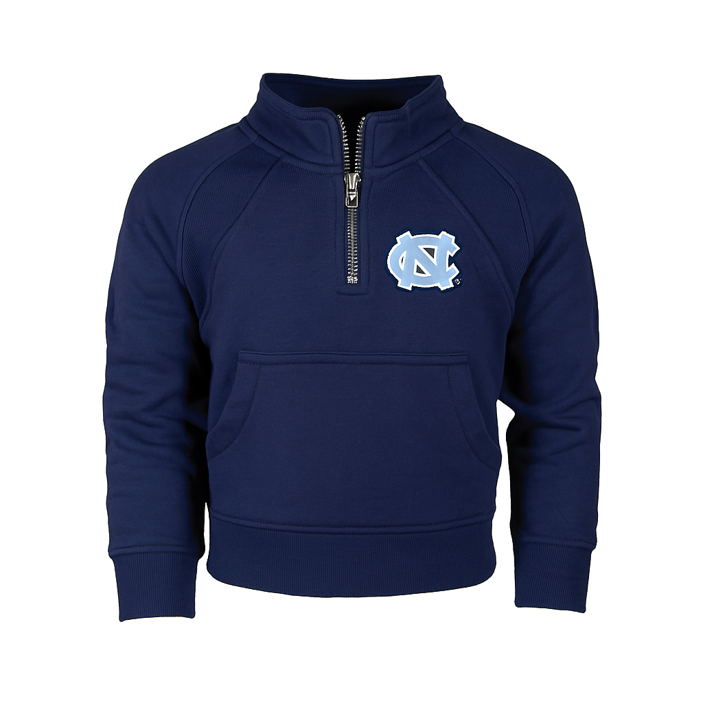 Carolina Tar Heels Kid's Half Zip Jacket