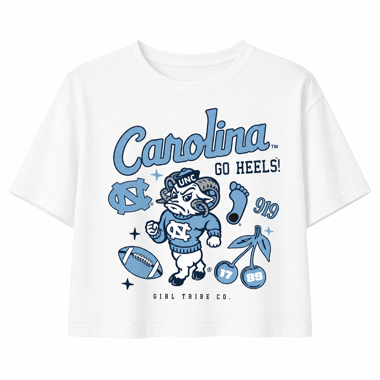 Chapel Hill Campus Boxy Crop Tee