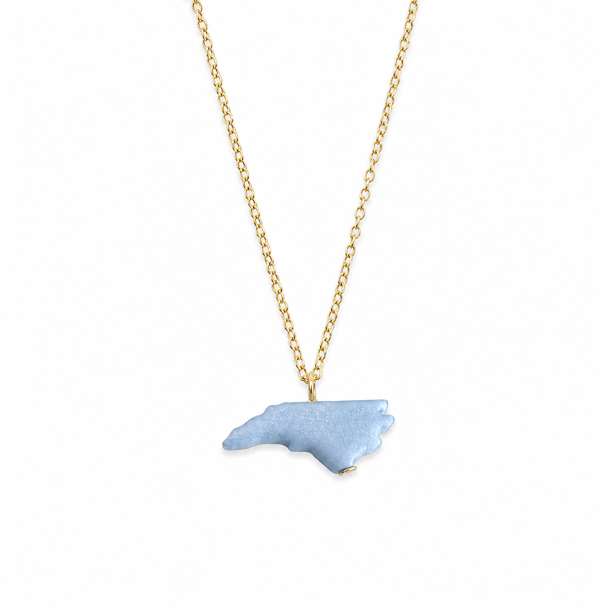 Dainty Blue North Carolina Necklace