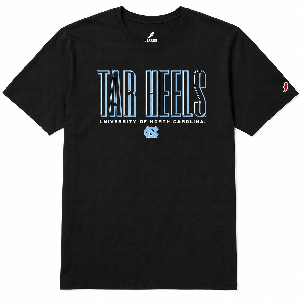 UNC Tar Heels Athletic Tri-Flex Men's T-Shirt in Black