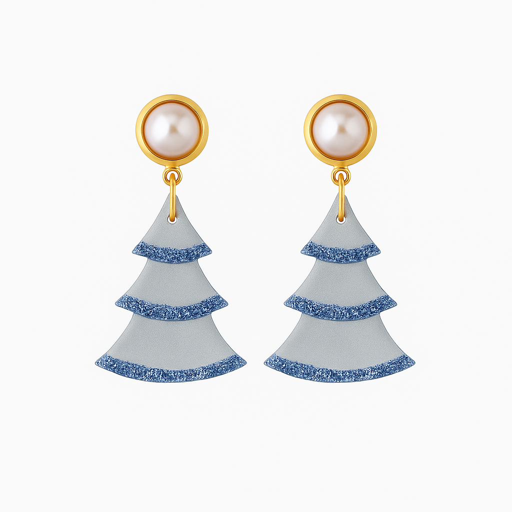 Tinsel Tree Earrings
