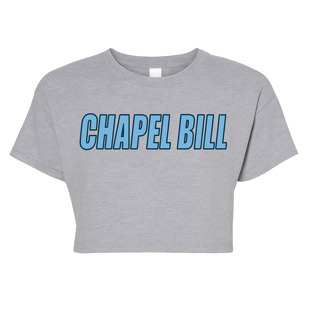 Chapel Bill Crop Top in Sport Grey