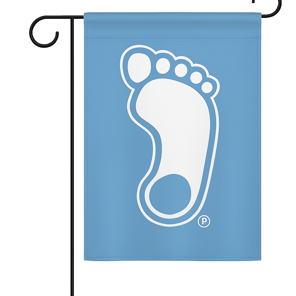 North Carolina Tar Heels Sewing Concepts UNC Foot Garden Flag