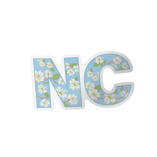 North Carolina Dogwood State Flower Sticker