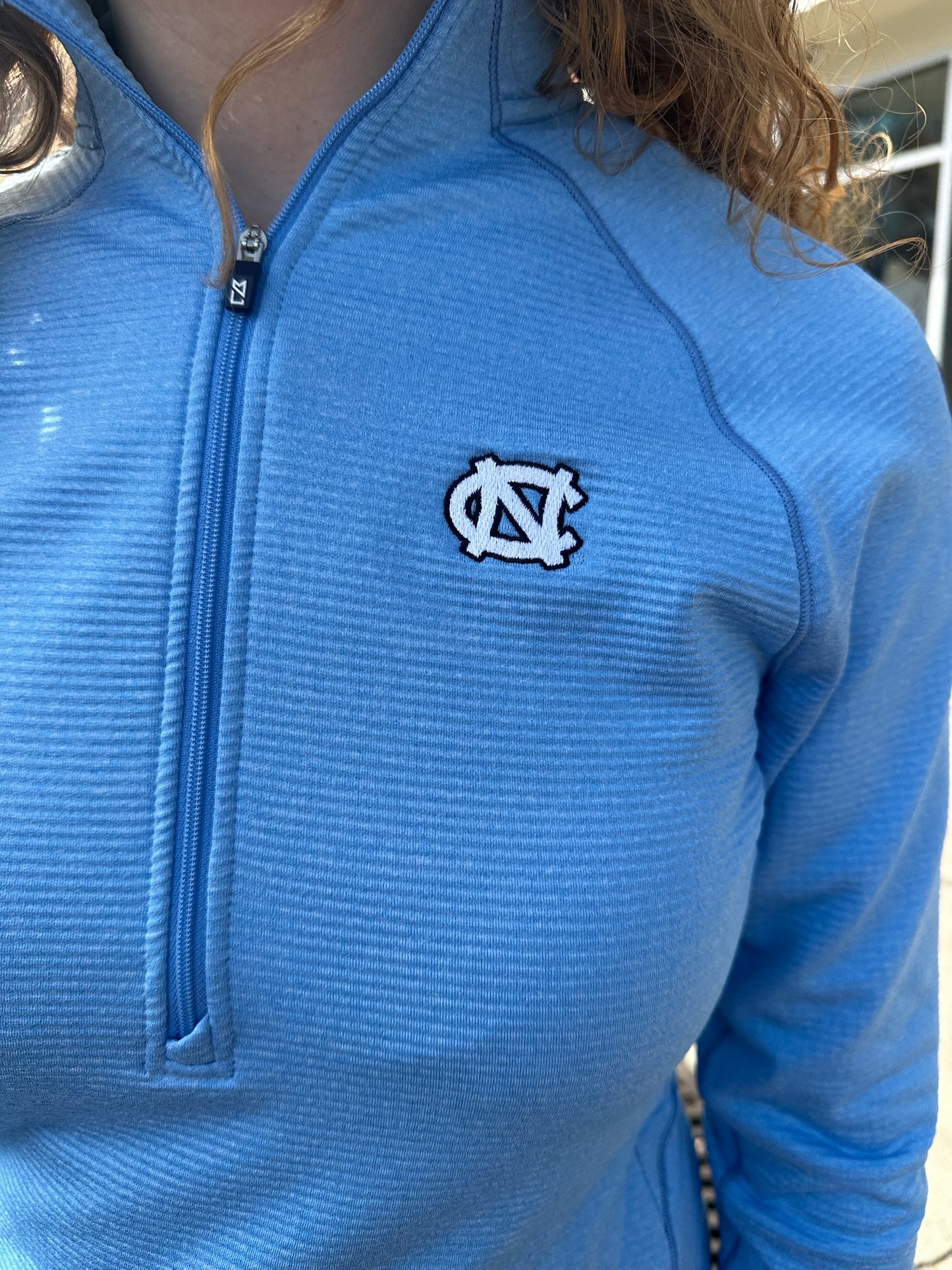North Carolina Tar Heels Women's 1/4 Zip Fleece Pullover by Cutter and Buck