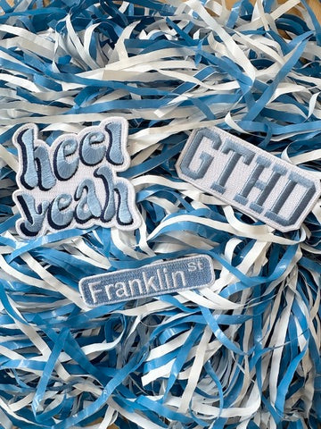 Franklin Street 3" Embroidered Patch with Adhesive