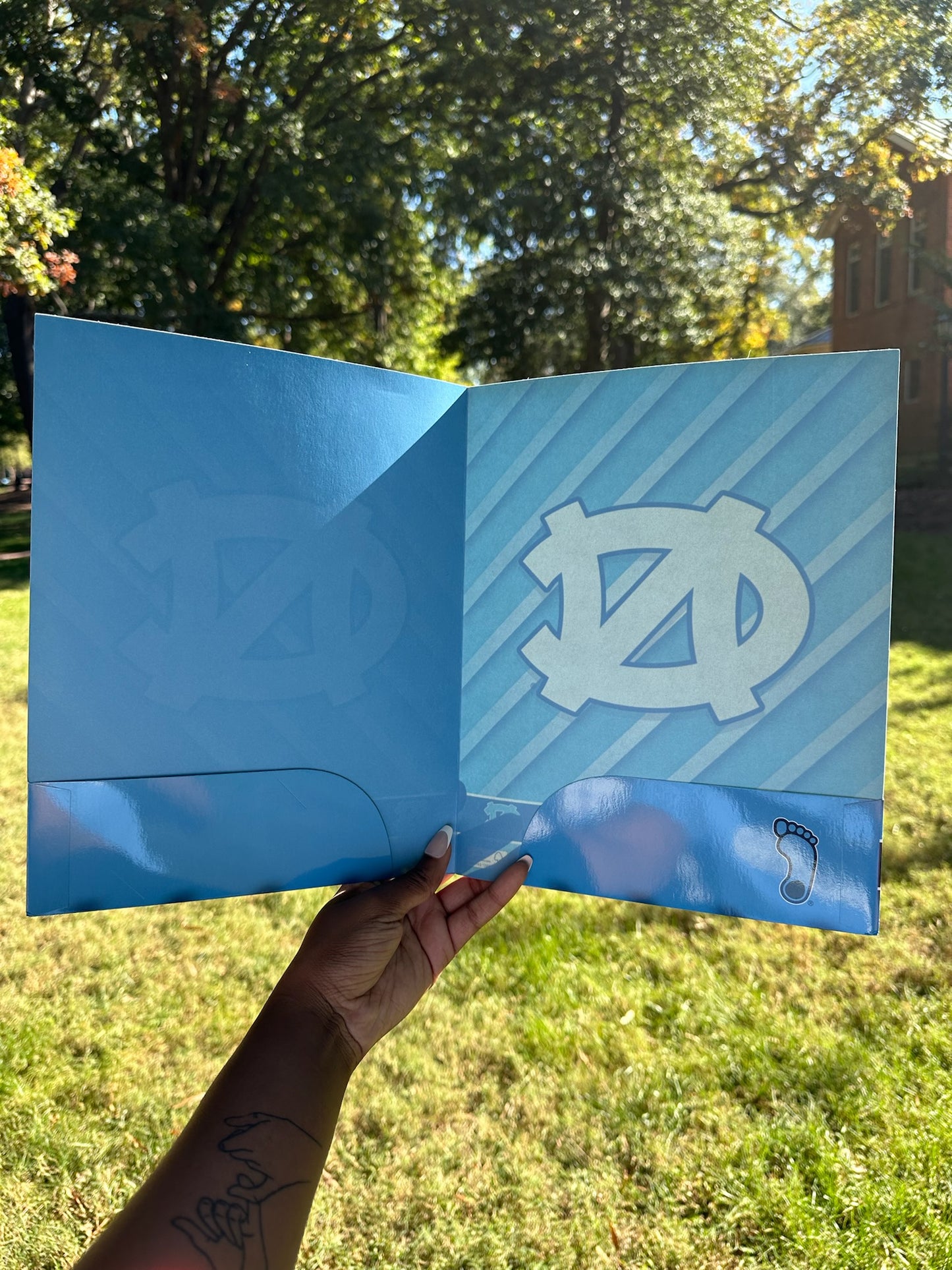 North Carolina Tar Heels Two Pocket Folder