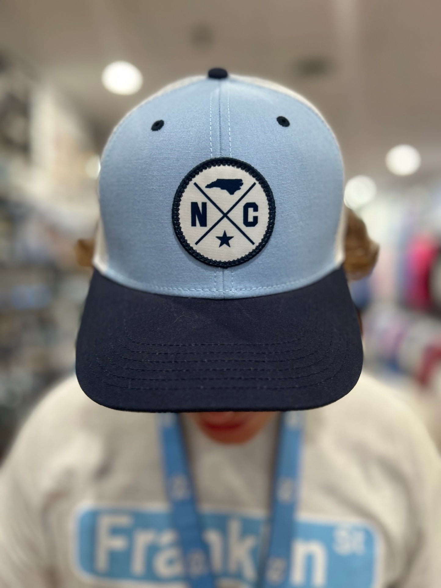 North Carolina Star and State Mid-Pro Snapback Trucker Hat MPS