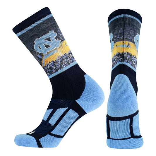 North Carolina Tar Heels TCK Performance UNC Basketball Dean Dome Socks