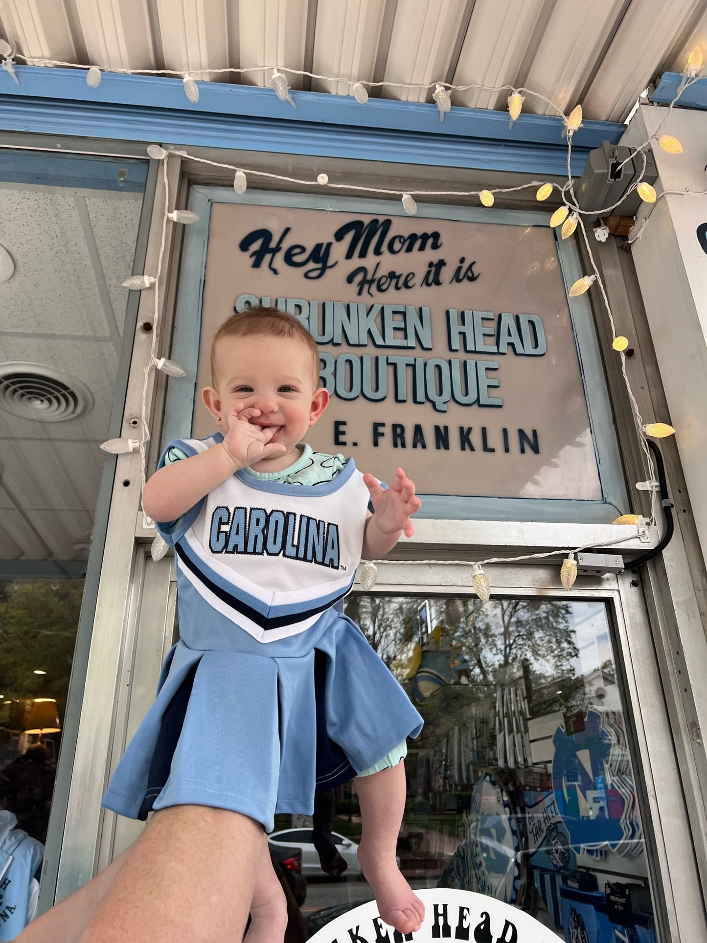 UNC Baby Cheer Outfit by Little King