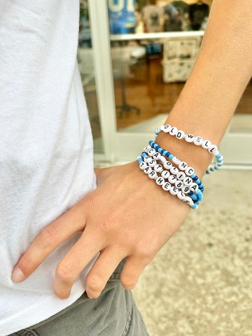 UNC Licensed Carolina Tar Heels Friendship Bracelet Set