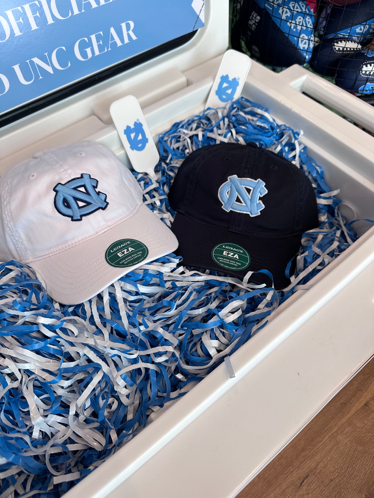 Champ by Legacy- White Carolina Blue Logo Adjustable Back - Main View - Legacy