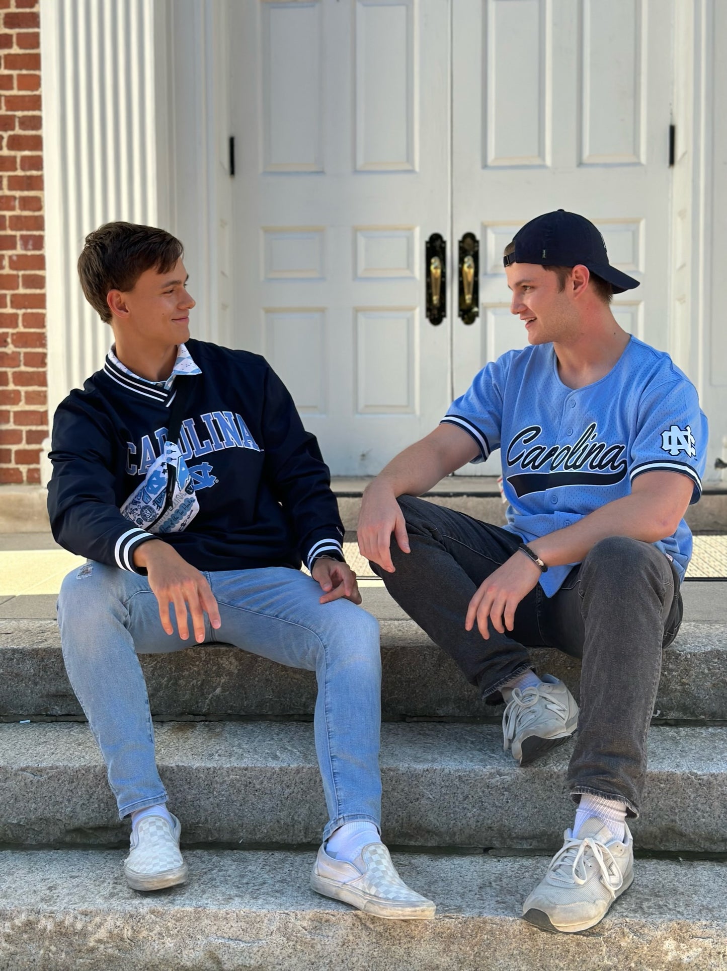 North Carolina Tar Heels Baseball Jersey by Mitchell and Ness