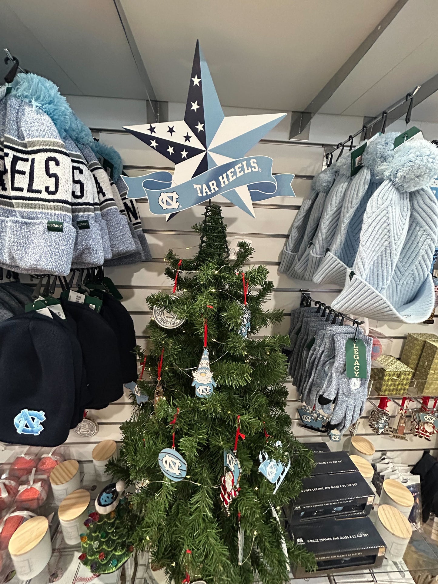 North Carolina Tar Heels Christmas Tree Topper