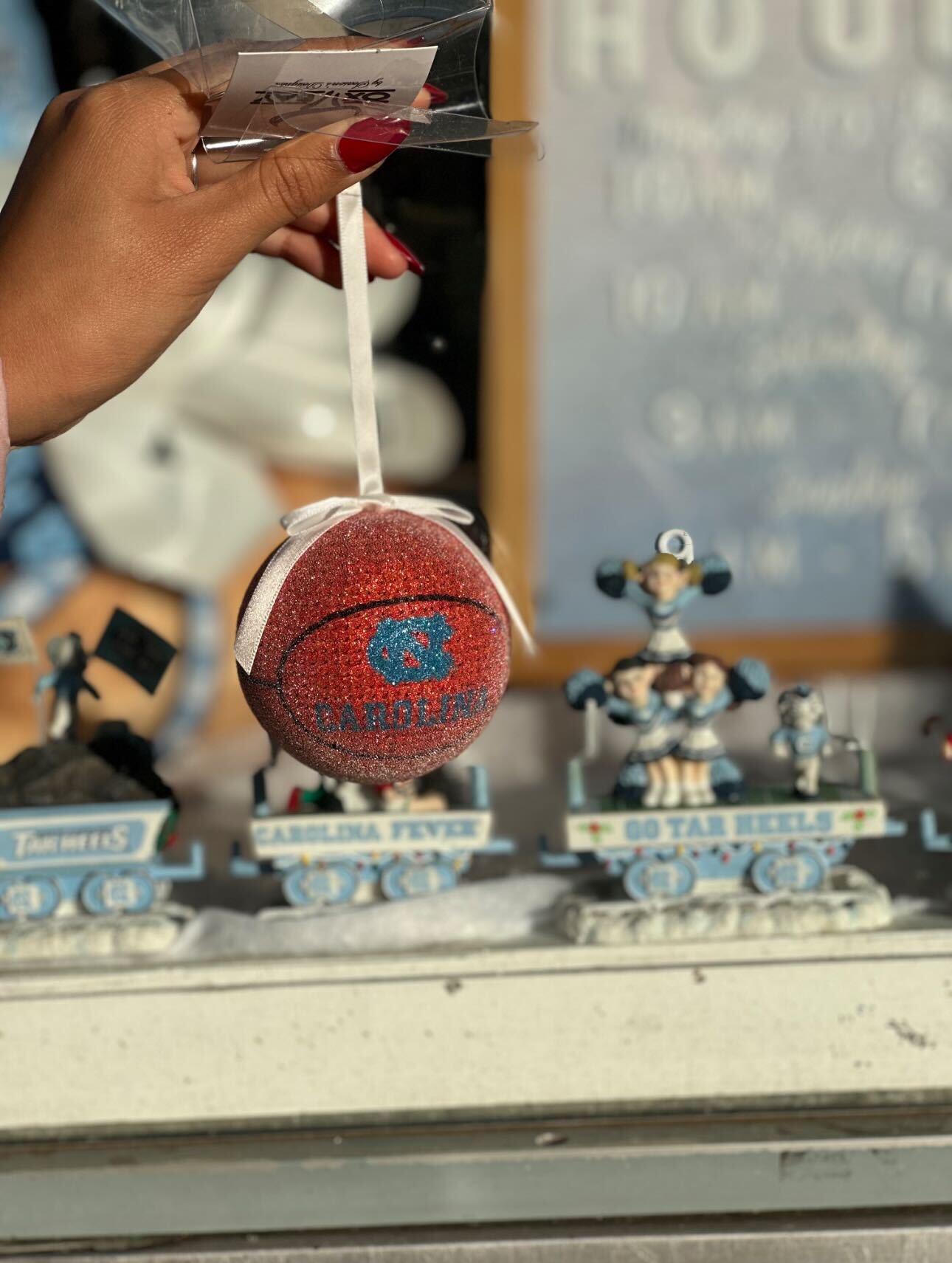 North Carolina Tar Heels UNC Basketball Ornament