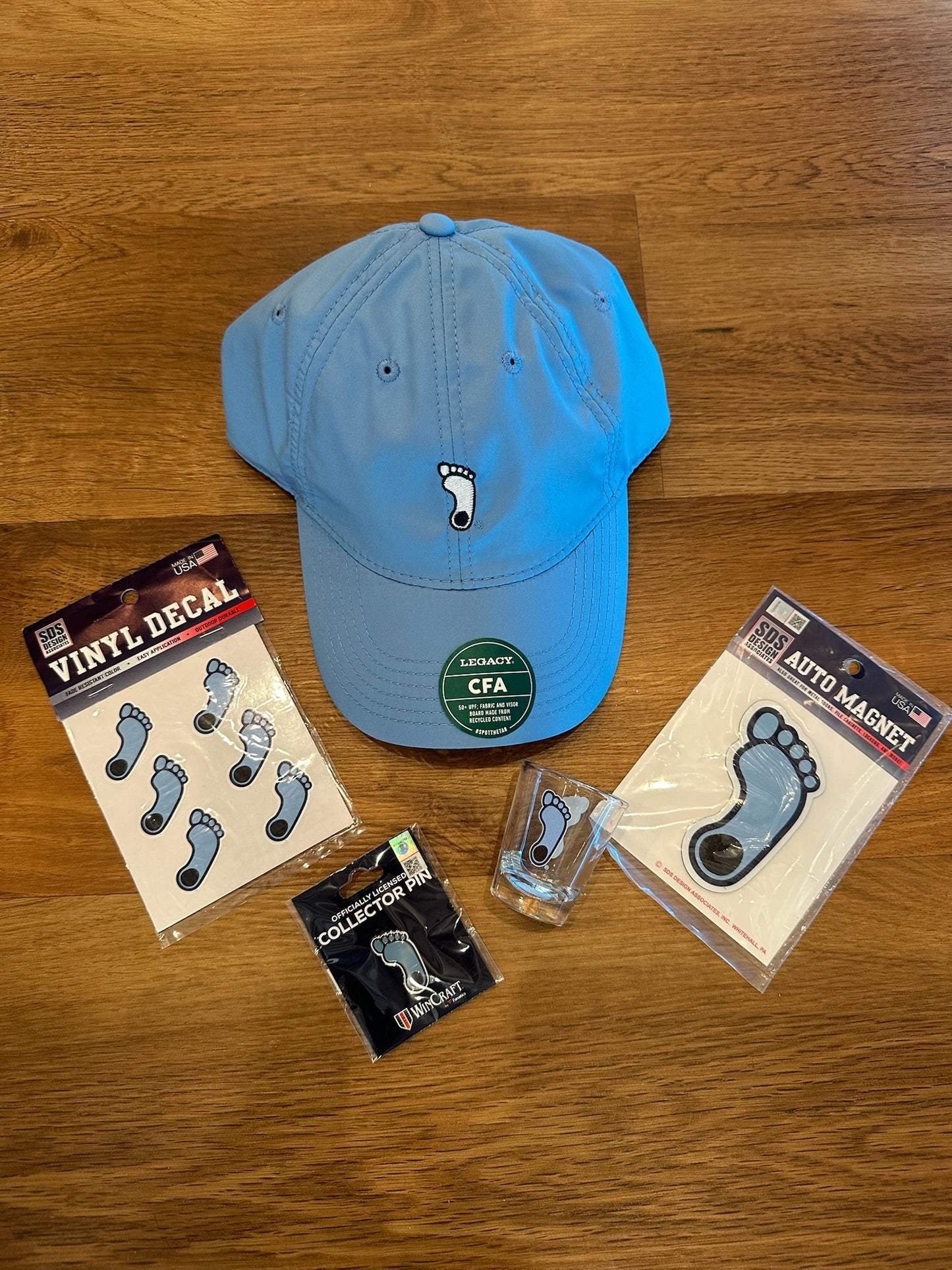 Tar Heels Foot Logo Gift Set