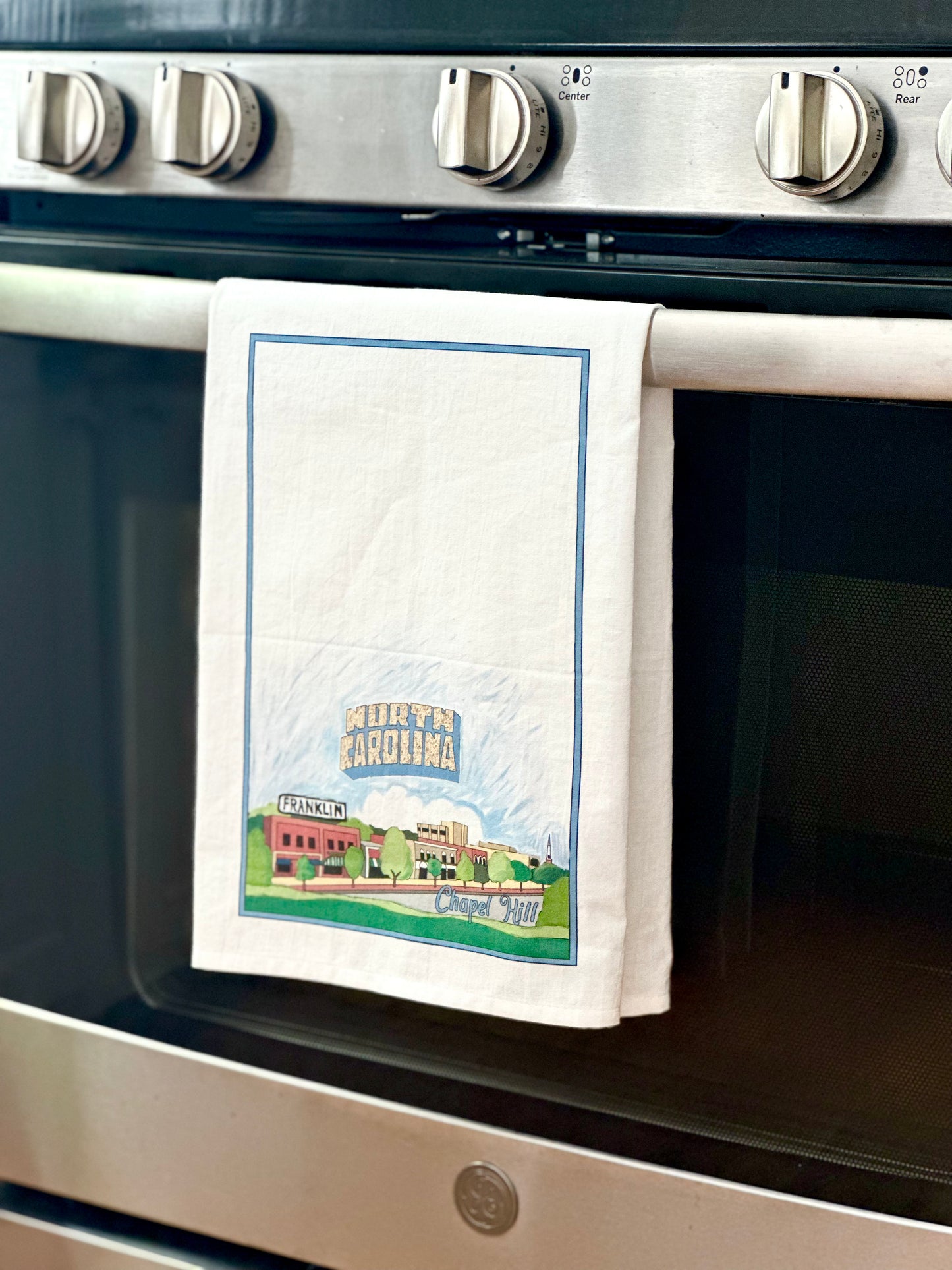 Chapel Hill North Carolina Kitchen Hand Towel Franklin Street