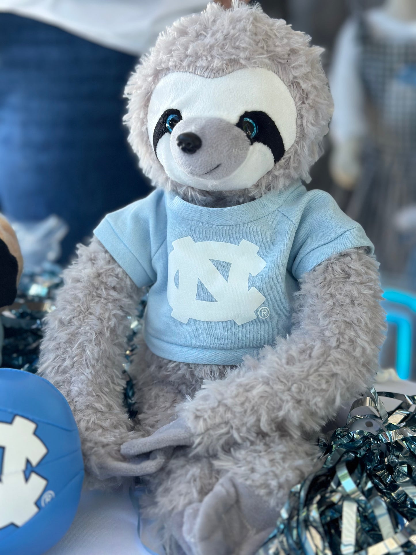 UNC Tar Heels Sloth Stuffed Animal 12"