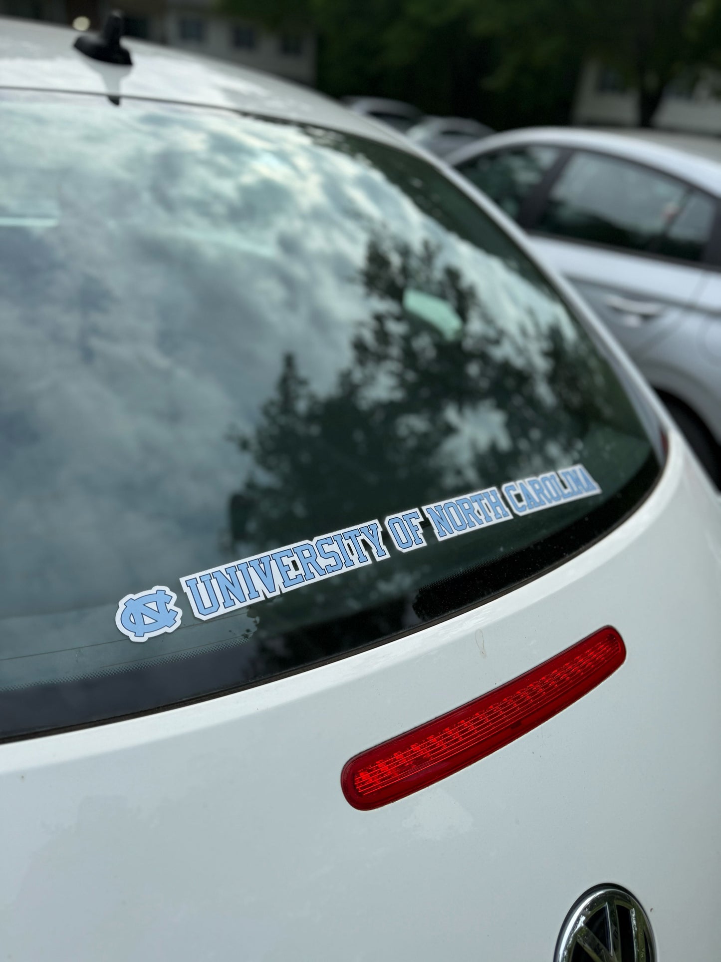 University of North Carolina Back Windshield Decal Sticker 20"