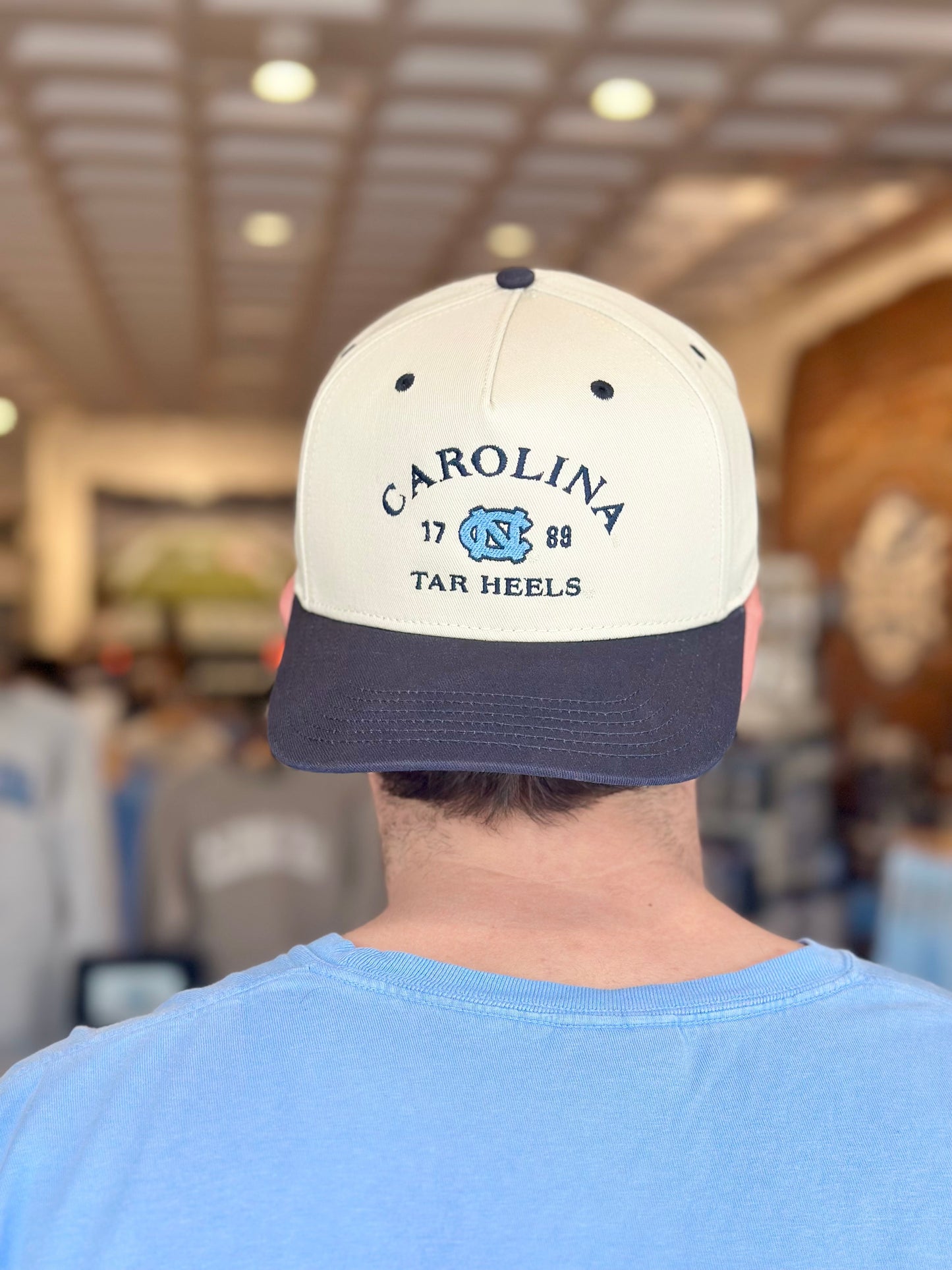 Carolina Tar Heels Vintage Color Block Hat