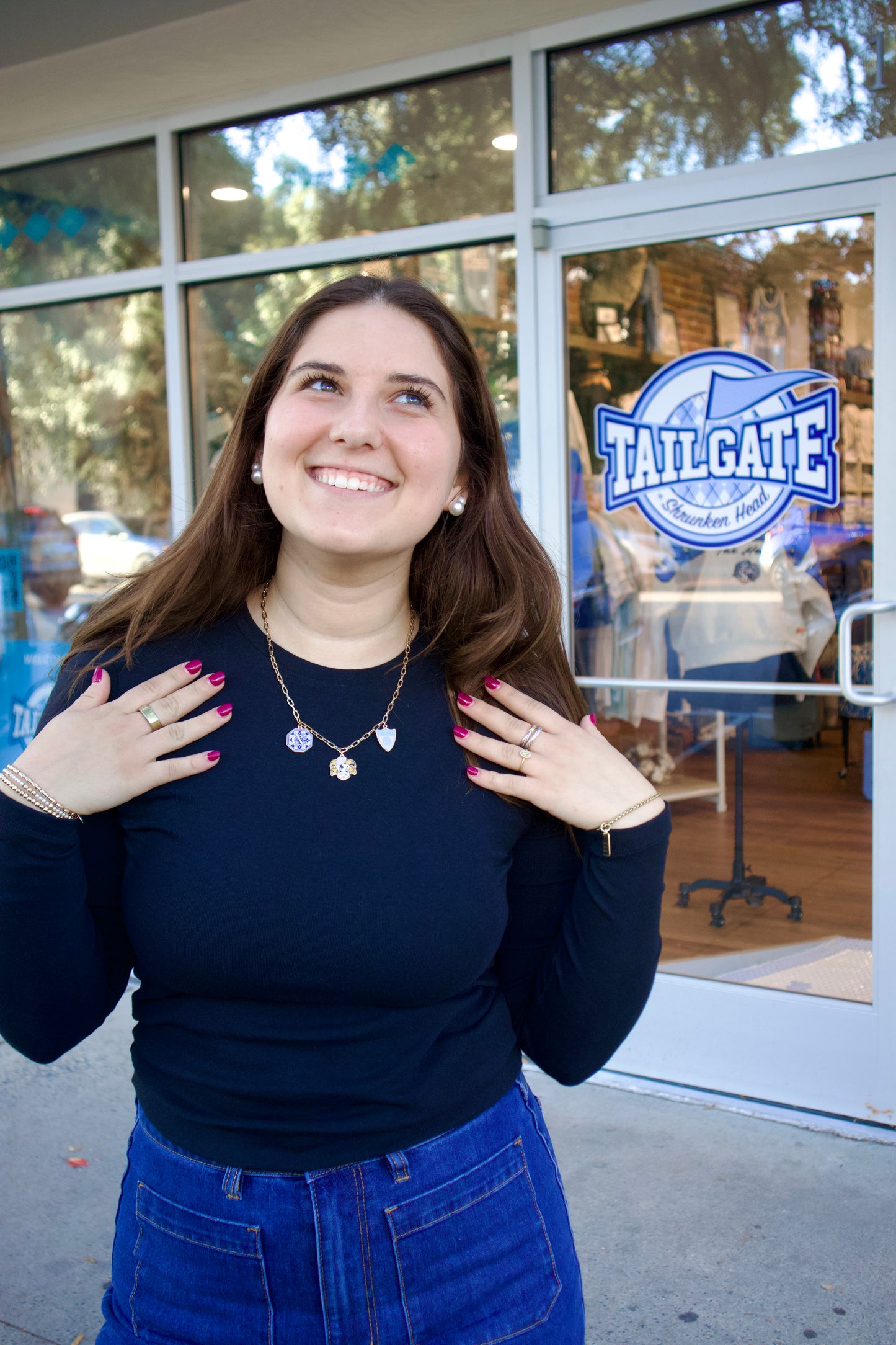 College Vault North Carolina Charm Necklace