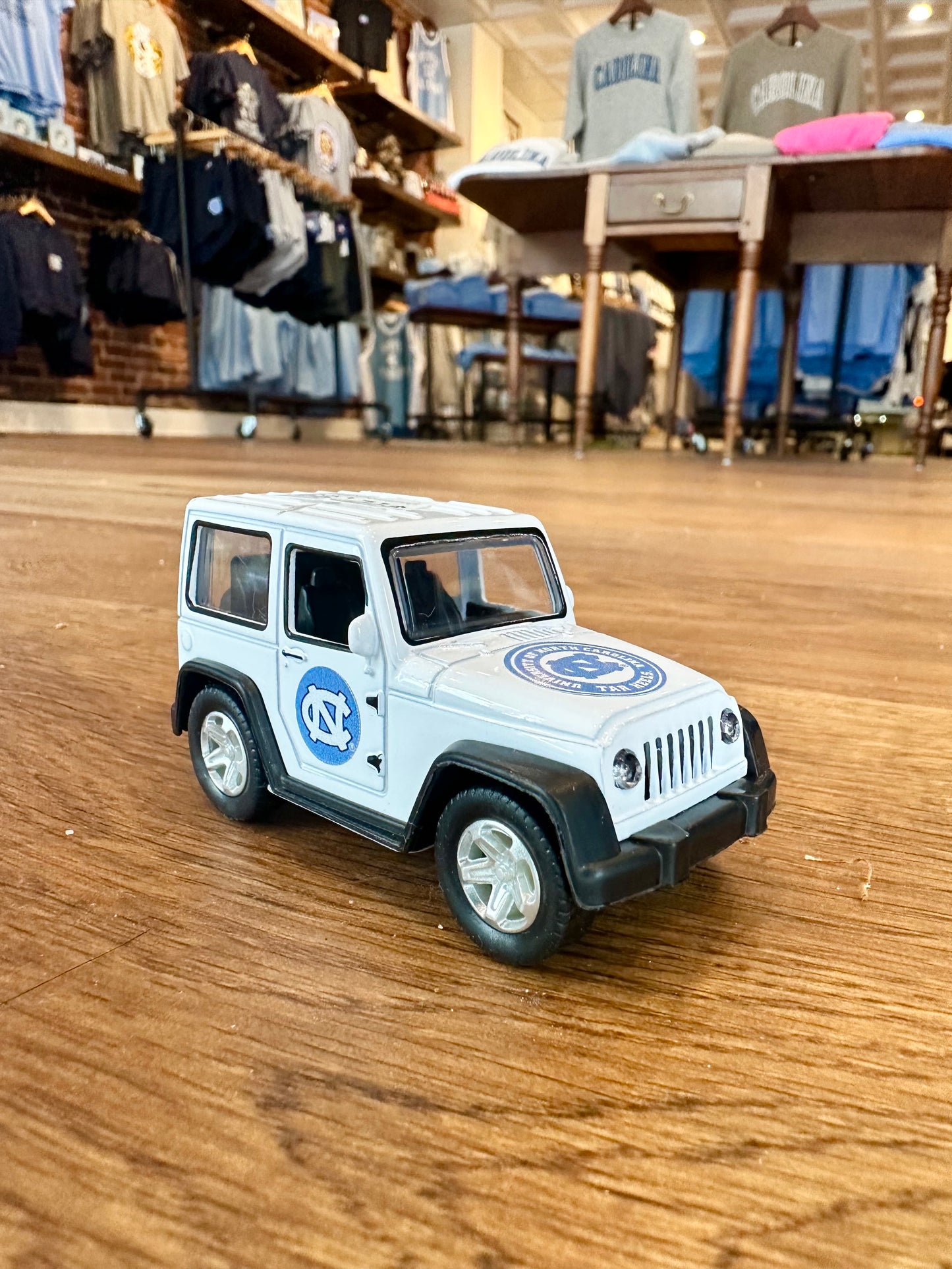 North Carolina Tar Heels Toy Jeep by Jenkins